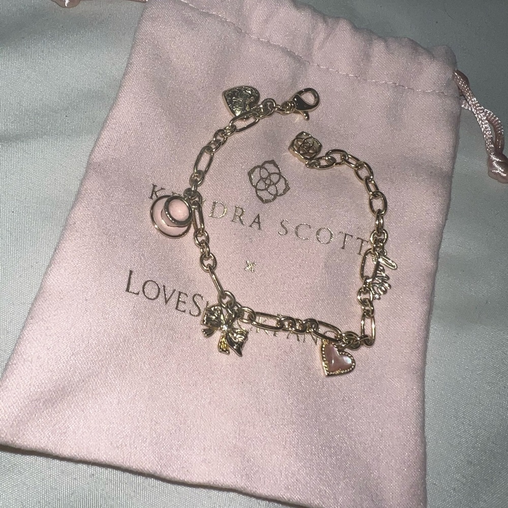 Kendra Scott x LoveShackfancy Gold Charm Bracelet